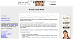 Desktop Screenshot of howradioswork.com